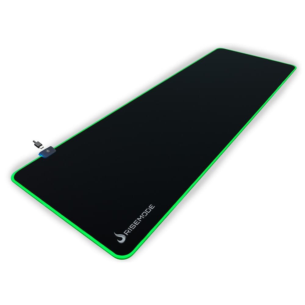 Mousepad Gamer Rise Mode RGB, Estendido (900x300mm), Preto - RM-MP-07-RGB