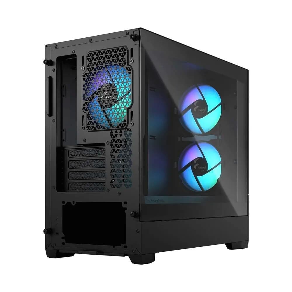 Gabinete Gamer Fractal Design Pop Mini Air RGB, mATX, Mid Tower, Lateral em Vidro. Preto - FD-C-POR1M-06