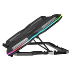 Base Gamer para Notebook C3Tech, RGB, Até 17.3, 5x Fan, Preto - NBC-300BK
