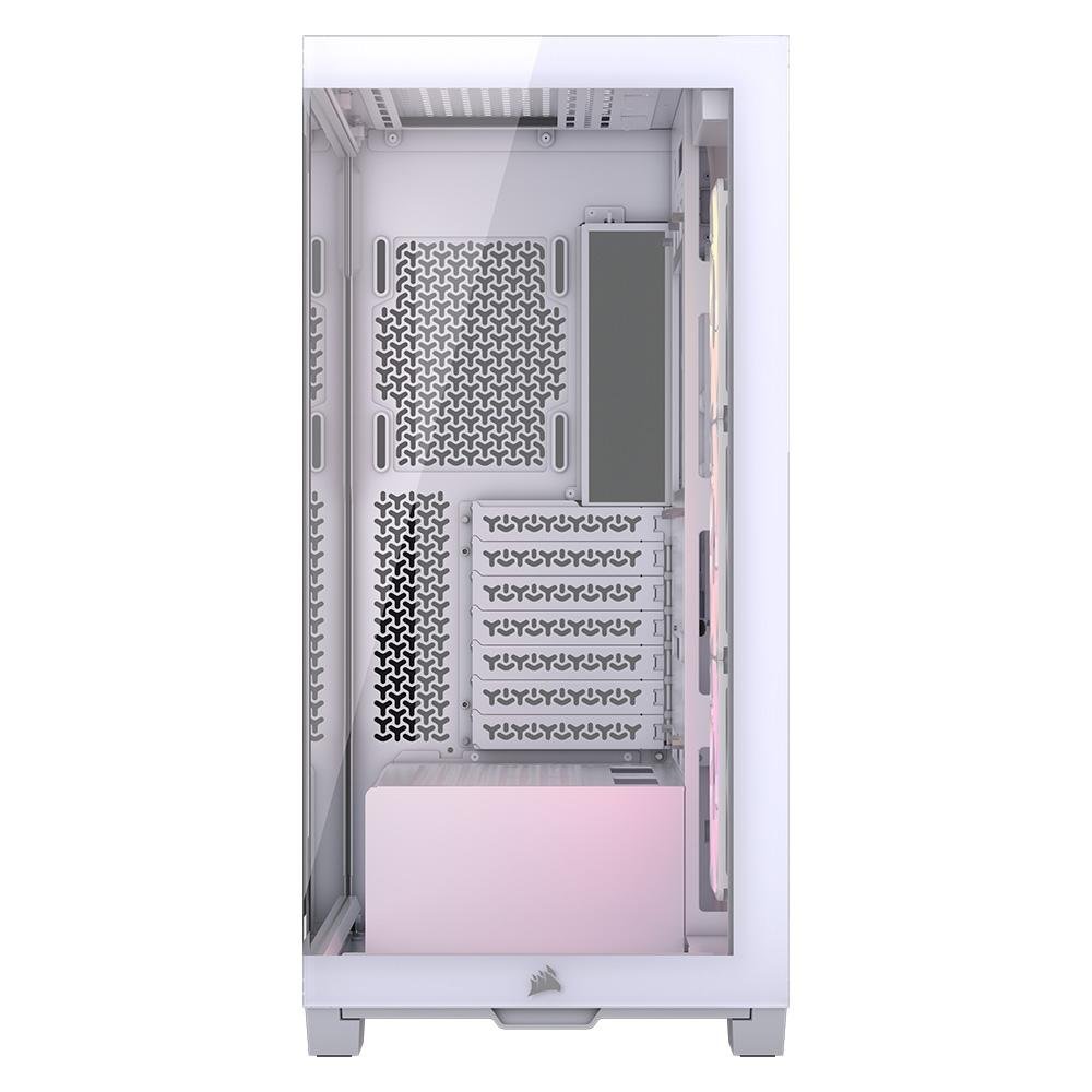 Gabinete Gamer Corsair 3500X ARGB Tempered Glass Mid-Tower, Branco - CC-9011279-WW