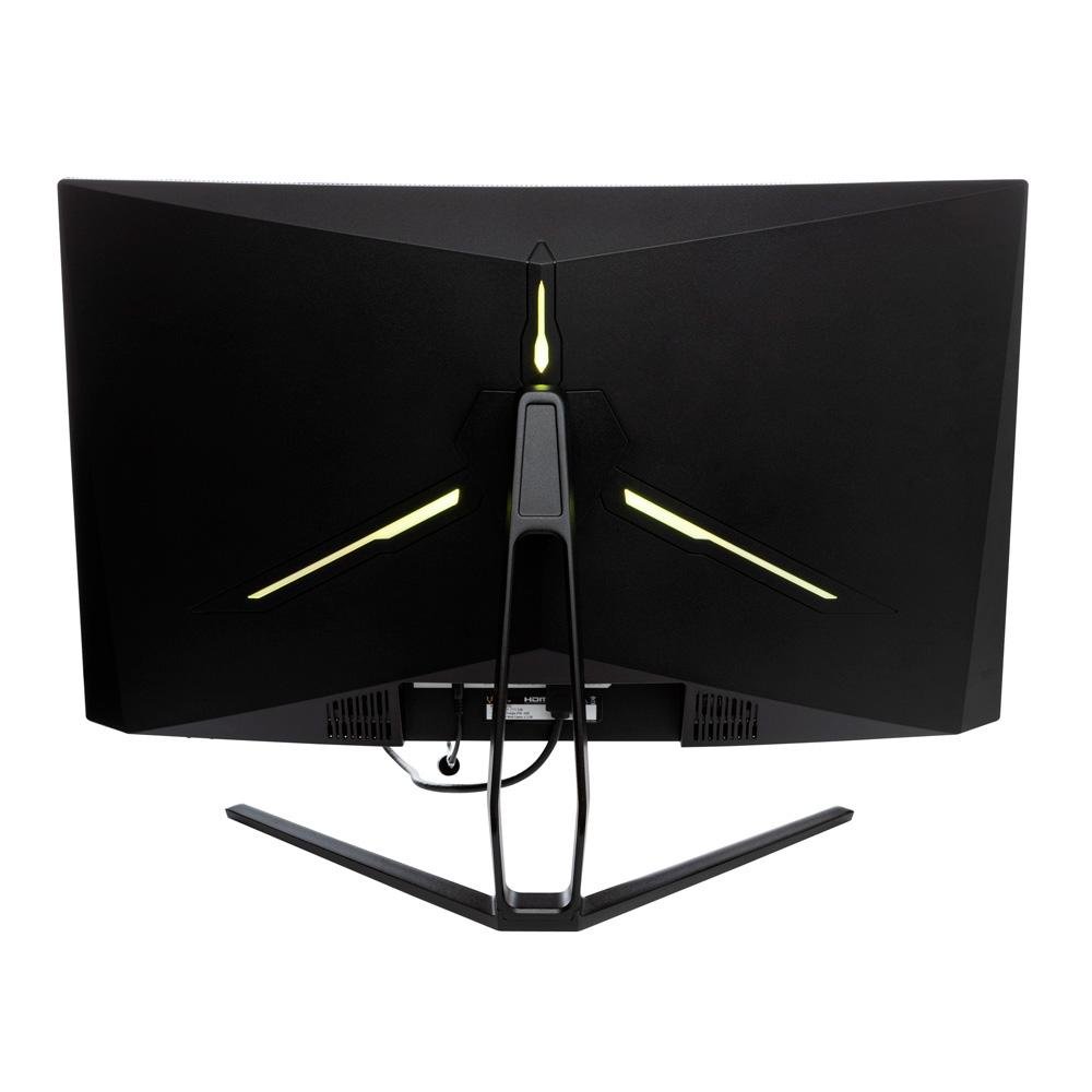 Monitor Gamer Husky Storm 27' LED, Curvo, 180Hz, Full HD, 1ms, DisplayPort e HDMI, 99% sRGB, Adaptive Sync, Ajuste de Ângulo - HGMT001