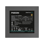 Fonte Gamer Deepcool Pn850M Wo, 850W, 80 Plus Gold, Modular, Sem Cabo, Preto - R-PN850M-FC0B-WO