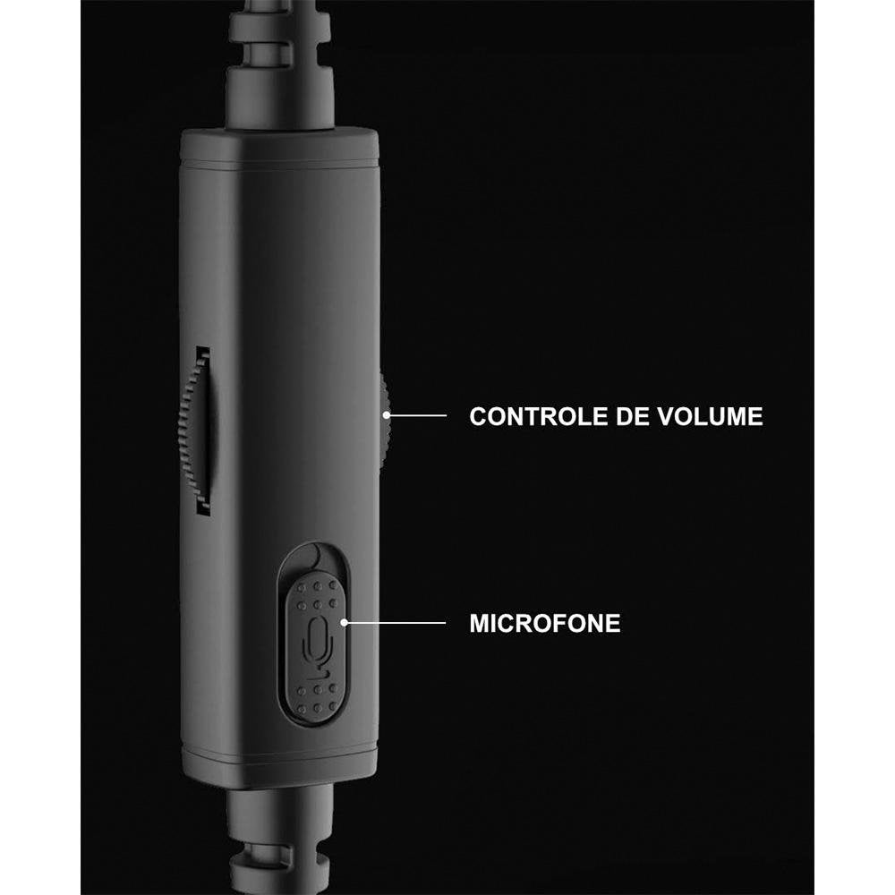 Headset Gamer Havit, Drivers 53mm,  Microfone Plugável, 3.5mm, PC, PS4, XBOX ONE, Preto - HV-H2002D