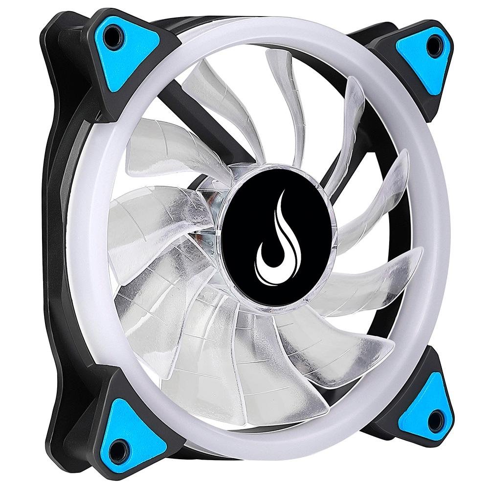 Ventoinha Rise Mode Galaxy Led, 120mm, Azul - RM-FN-01-BB