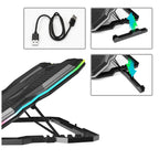 Base Gamer para Notebook C3Tech, RGB, Até 17.3, 5x Fan, Preto - NBC-300BK