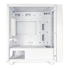 Gabinete Gamer ONE POWER Fractal, Mid Tower, M-ATX, Lateral em Vidro Temperado, Branco - CC-201W