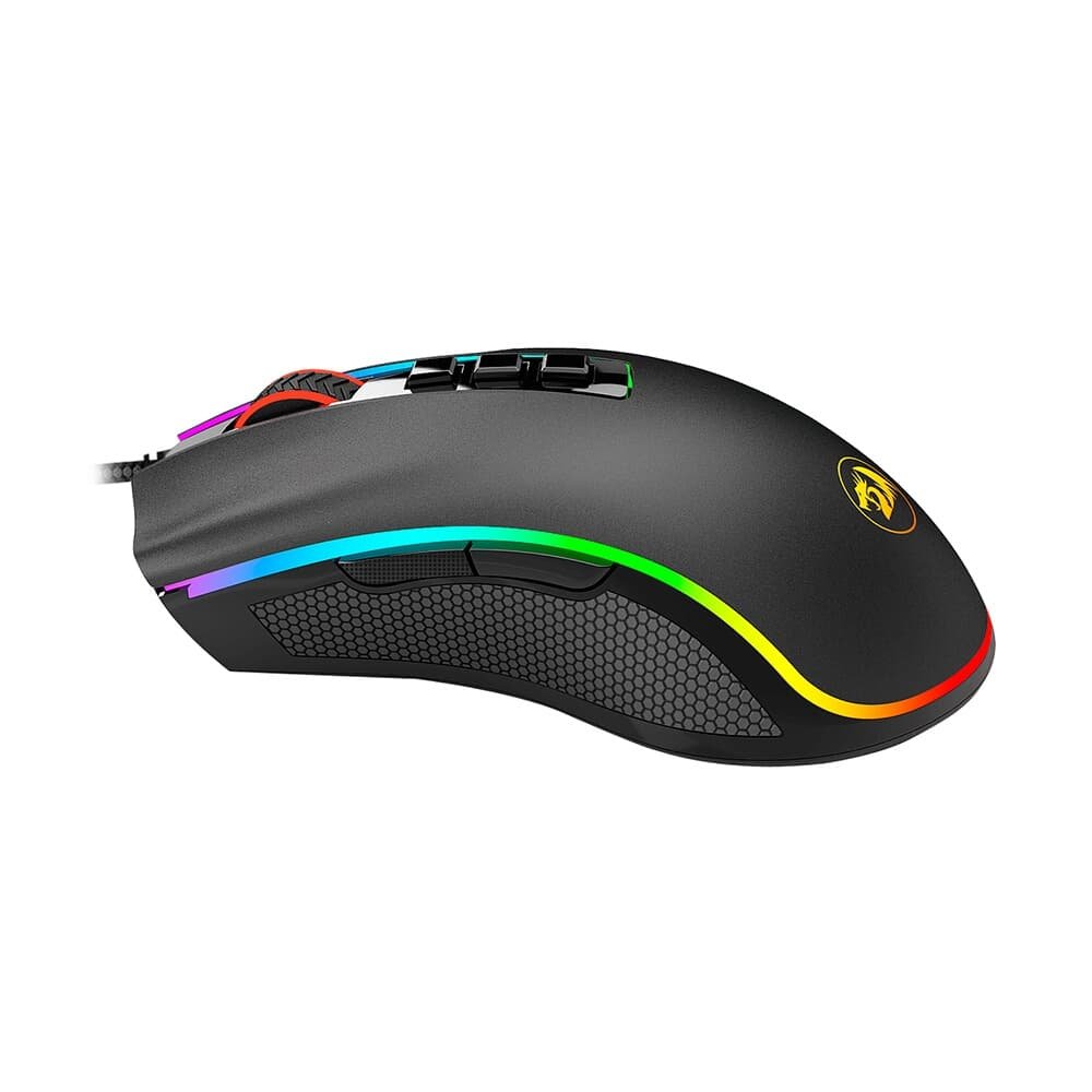 Mouse Gamer Redragon Cobra, Chroma RGB, 12400 DPI, 8 Botões, Preto - M711