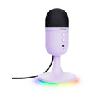 Microfone Gamer de Mesa Trust Yunix GXT 234P, RGB, Compatível com PC, USB, Roxo - 25375