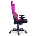 Cadeira Gamer XT Racer Defender NR17, Até 120kg, Com Almofadas, Reclinável, Descanso de Braço 3D, Preto e Rosa - XTR-033