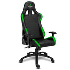 Cadeira Gamer Alpha Gamer Vega, Até 130Kg, Cilindro de Gás 4, Braço Ajustável, Preto e Verde