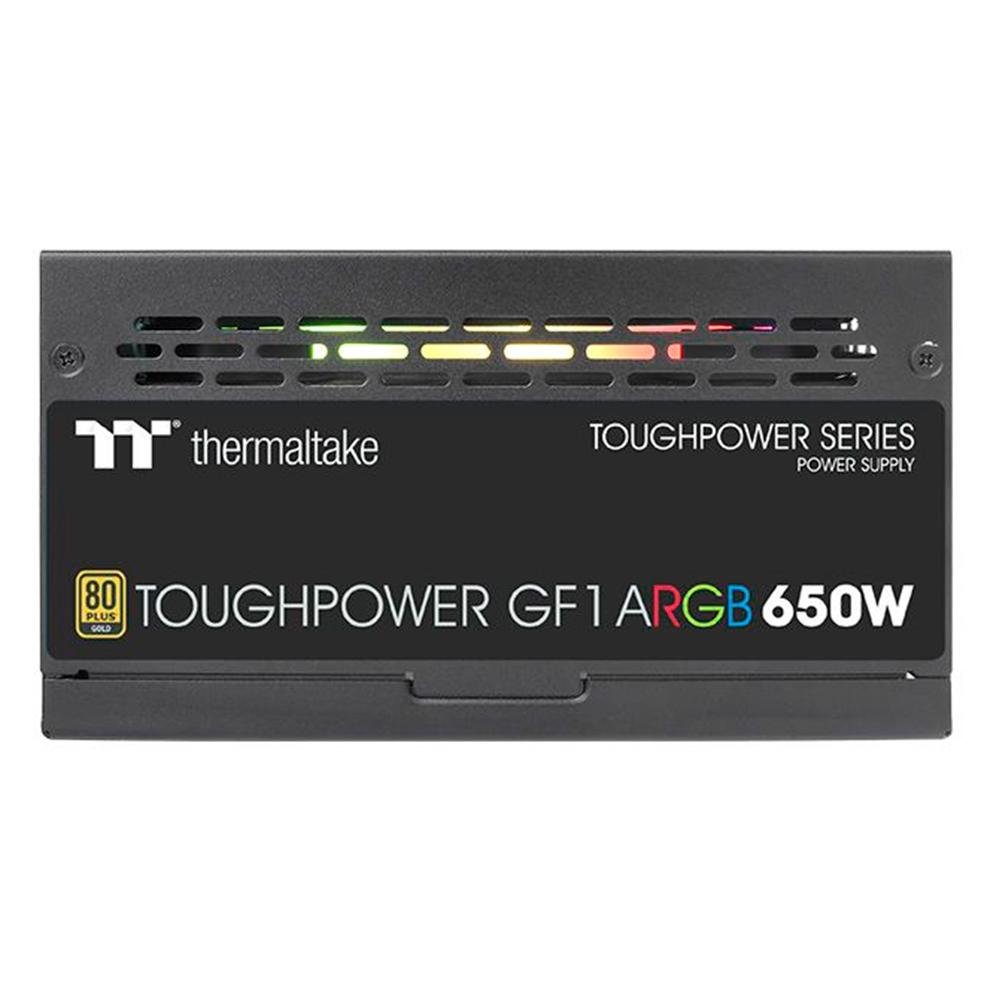 Fonte Thermaltake TT Toughpower GF1 ARGB Fully, 650W, 80 Plus Gold, Modular - PS-TPD-0650F3FAGB-1