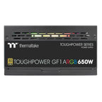 Fonte Thermaltake TT Toughpower GF1 ARGB Fully, 650W, 80 Plus Gold, Modular - PS-TPD-0650F3FAGB-1