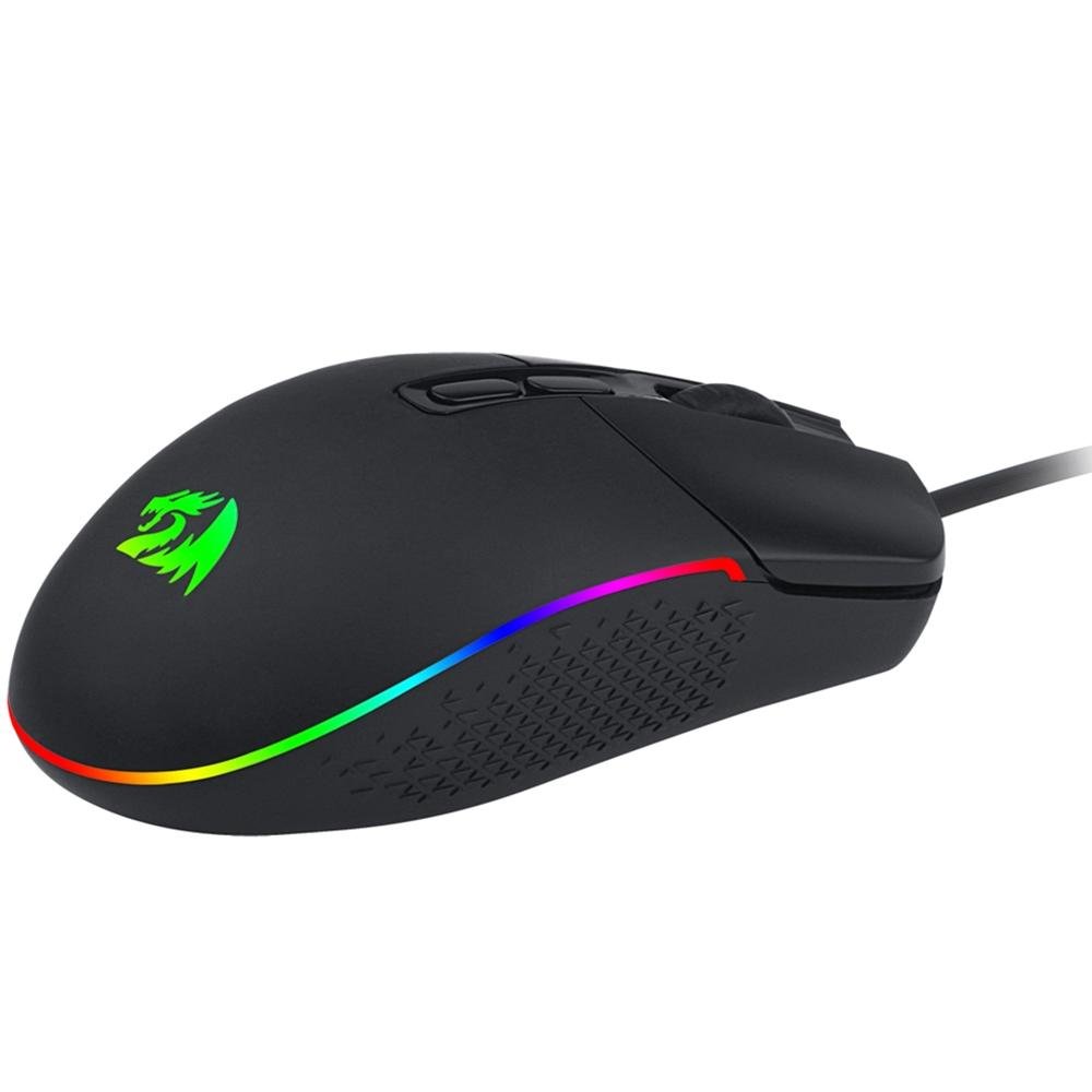 Mouse Gamer Redragon Invader M719, RGB, 7 Botões, 10000DPI - RGB M719-RGB