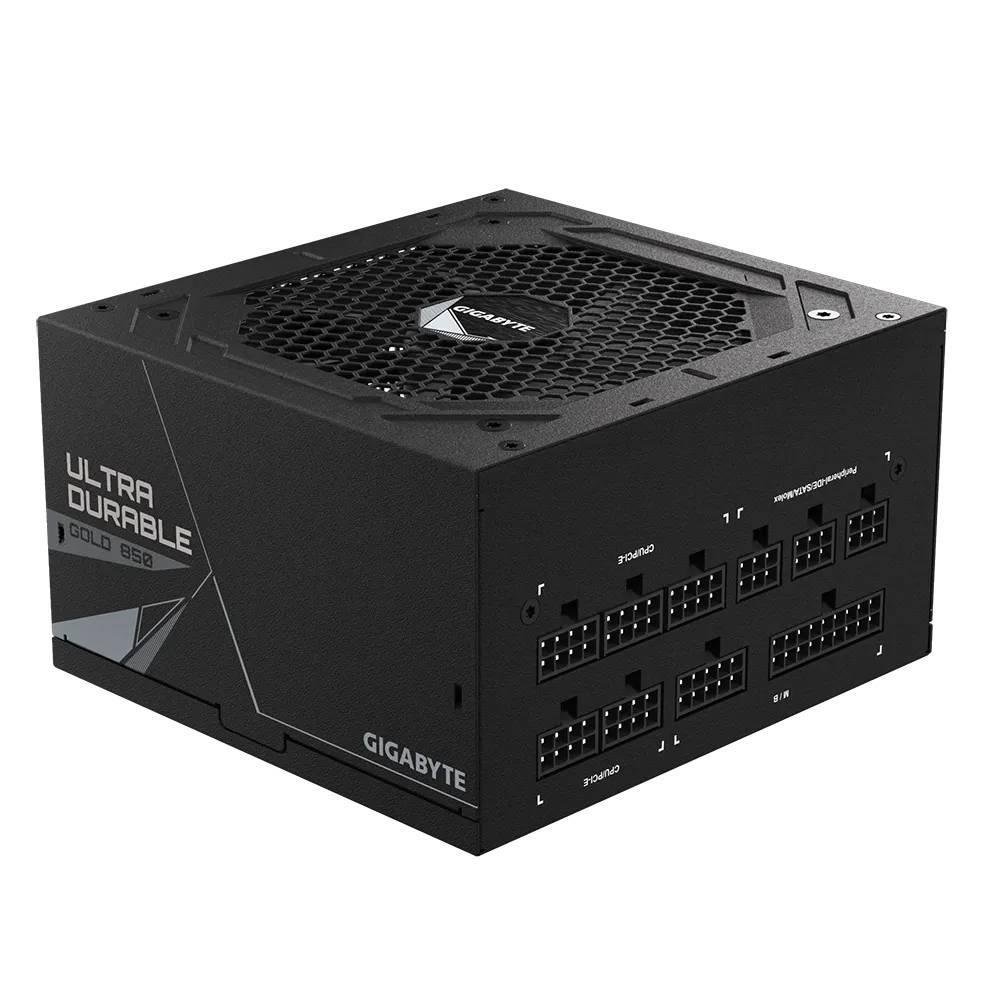 Fonte Gigabyte Ultra Durable UD850GM, 850W, 80 Plus Gold, Modular, PFC Ativo, Com Cabo, Preto - GP-UD850GM