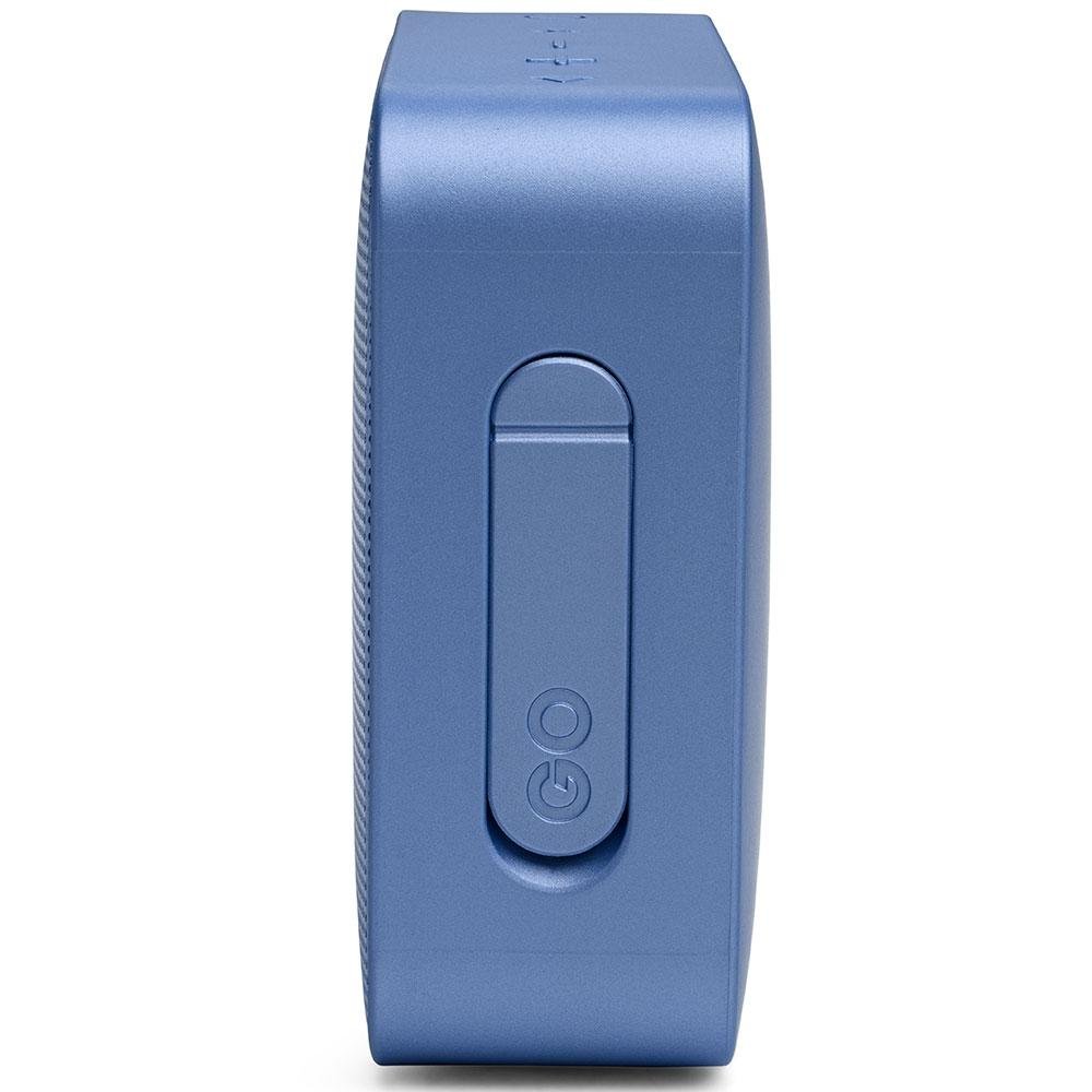Caixa de Som Portátil JBL Go Essential, Bluetooth, À Prova D'água, Azul - JBLGOESBLU