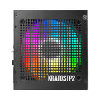 Fonte Gamdias Kratos P2 750, 750W, ARGB, 80 Plus Gold, Sem Cabo, Preto - KRATOS P2-750G L.A