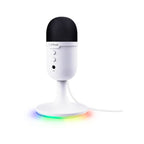 Microfone Gamer de Mesa Trust Yunix GXT 234W, RGB, Compatível com PC, USB, Branco - 25374