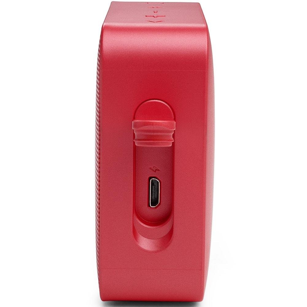 Caixa de Som Portátil JBL Go Essential, Bluetooth, À Prova D'água, Vermelho - JBLGOESRED