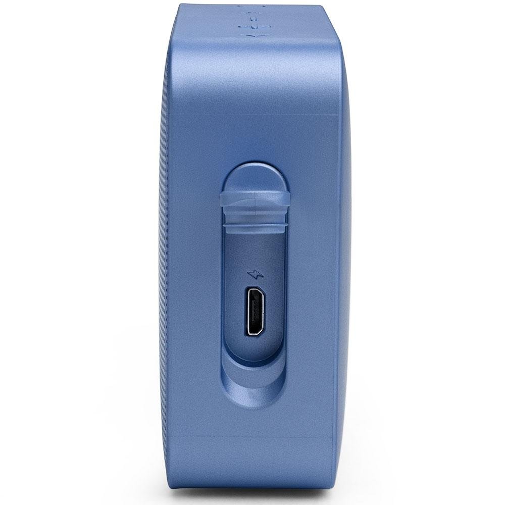 Caixa de Som Portátil JBL Go Essential, Bluetooth, À Prova D'água, Azul - JBLGOESBLU