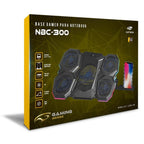 Base Gamer para Notebook C3Tech, RGB, Até 17.3, 5x Fan, Preto - NBC-300BK