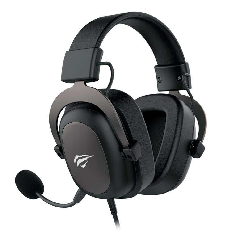 Headset Gamer Havit, Drivers 53mm,  Microfone Plugável, 3.5mm, PC, PS4, XBOX ONE, Preto - HV-H2002D