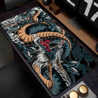 Mouse Pad Gamer Criarte Dragão Azul, Speed, Extra Grande, Profissional 90x40