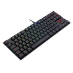 Teclado Mecânico Gamer Redragon APS, RGB, Switch Redragon Brown, ABNT2, Preto - Low Profile - K607 RGB (PT-BROWN)