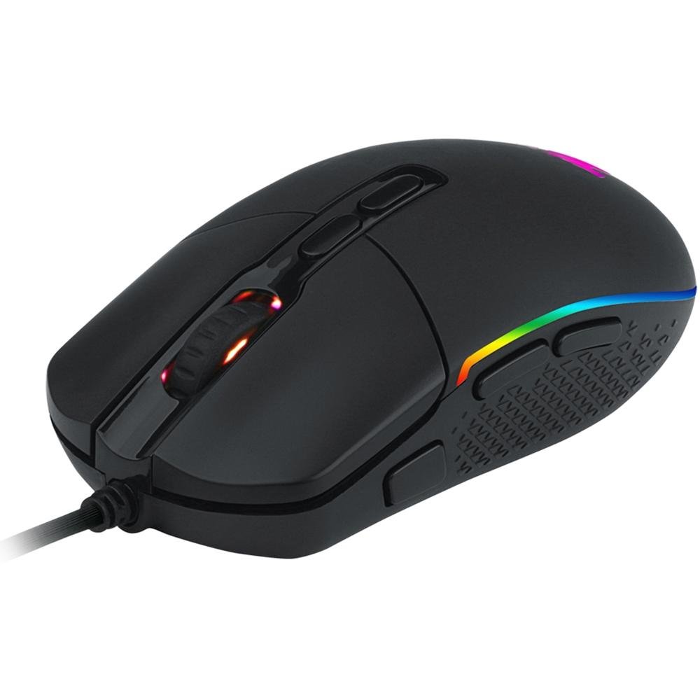 Mouse Gamer Redragon Invader M719, RGB, 7 Botões, 10000DPI - RGB M719-RGB