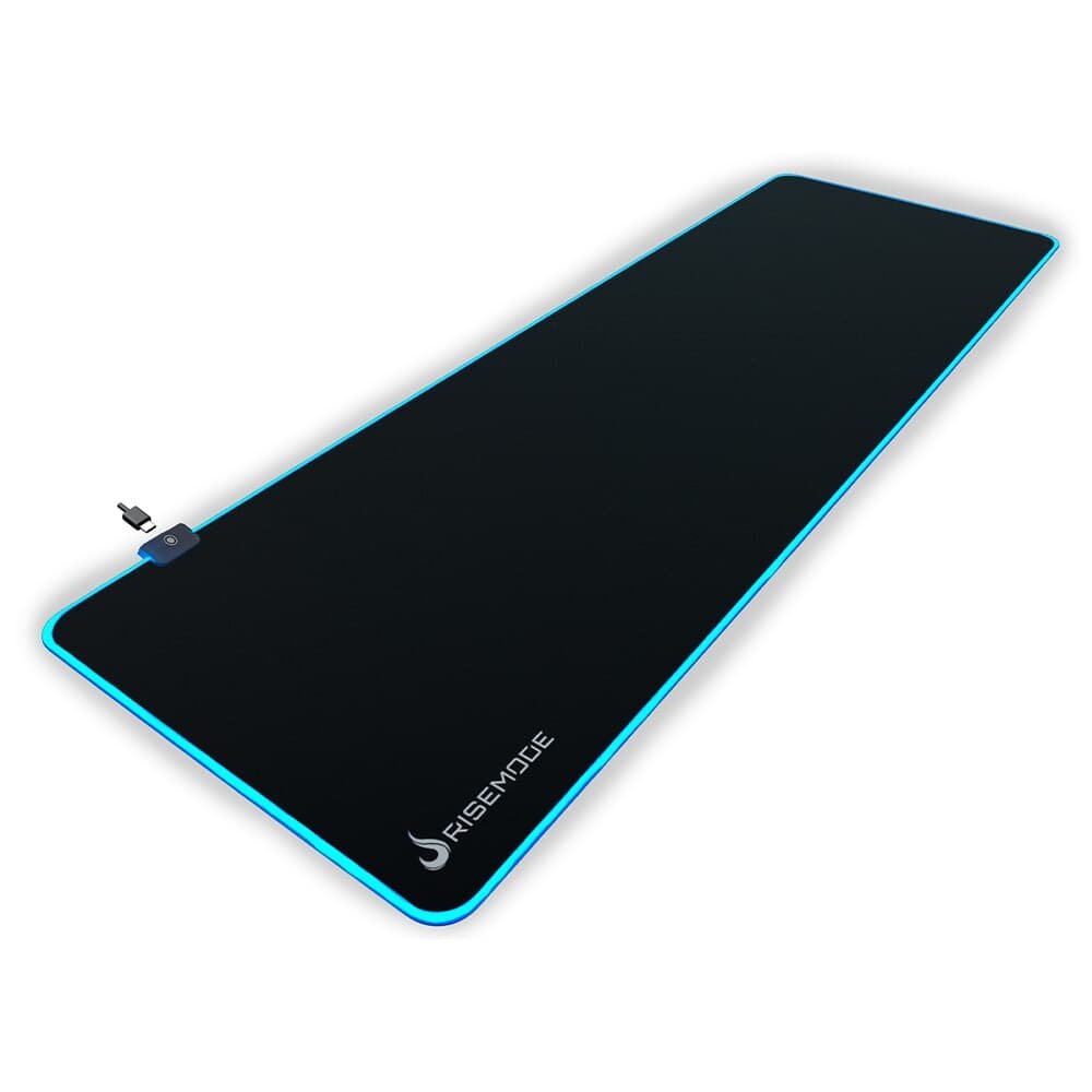 Mousepad Gamer Rise Mode RGB, Estendido (900x300mm), Preto - RM-MP-07-RGB