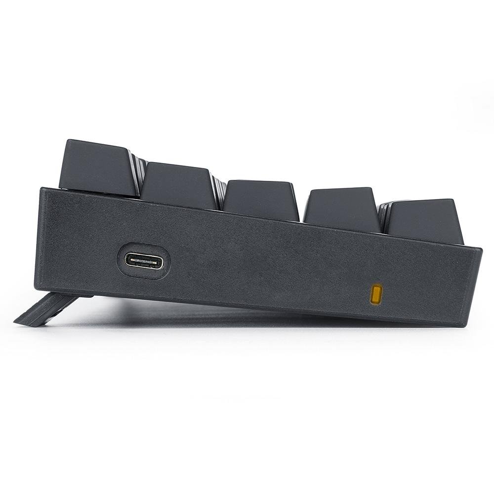 Teclado Mecânico Gamer Redragon Lakshmi, Rainbow Brown, Switch, ABNT2, Preto - K606R (PT-BROWN)