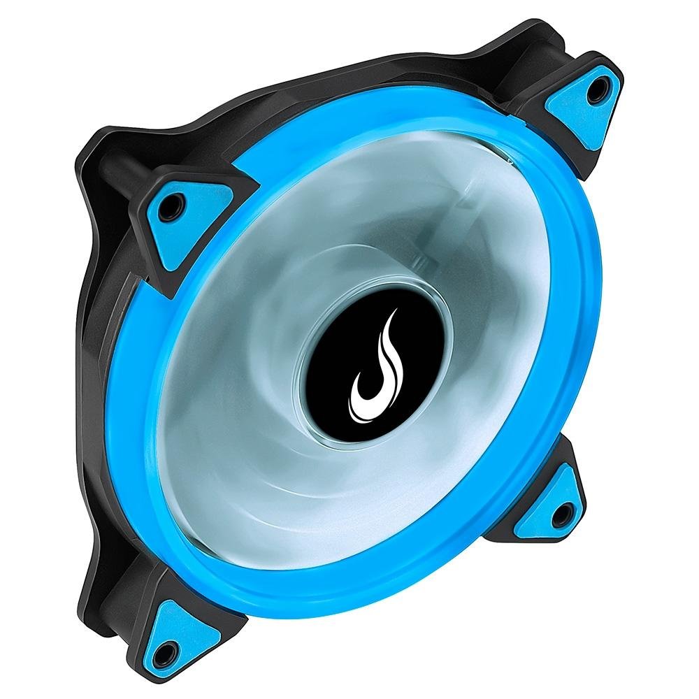 Ventoinha Rise Mode Galaxy Led, 120mm, Azul - RM-FN-01-BB
