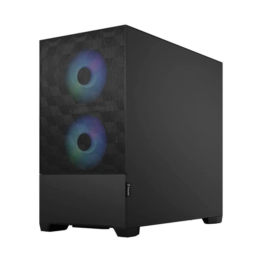 Gabinete Gamer Fractal Design Pop Mini Air RGB, mATX, Mid Tower, Lateral em Vidro. Preto - FD-C-POR1M-06