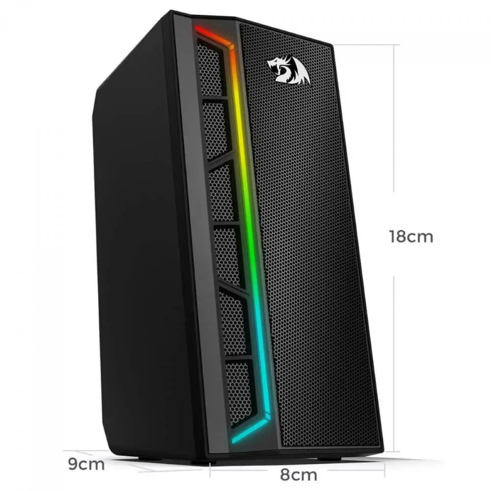 Caixa de Som Redragon Calliope Gs580, RGB, 10w, Preto