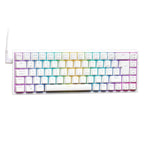 Teclado Mecânico Gamer Husky HailStorm, 65%, RGB, Switch Gateron Red, ABNT2, Branco - HTG002BRVR