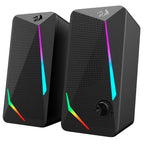 Caixa De Som Gamer  Redragon, Waltz Gs510, RGB, Preto