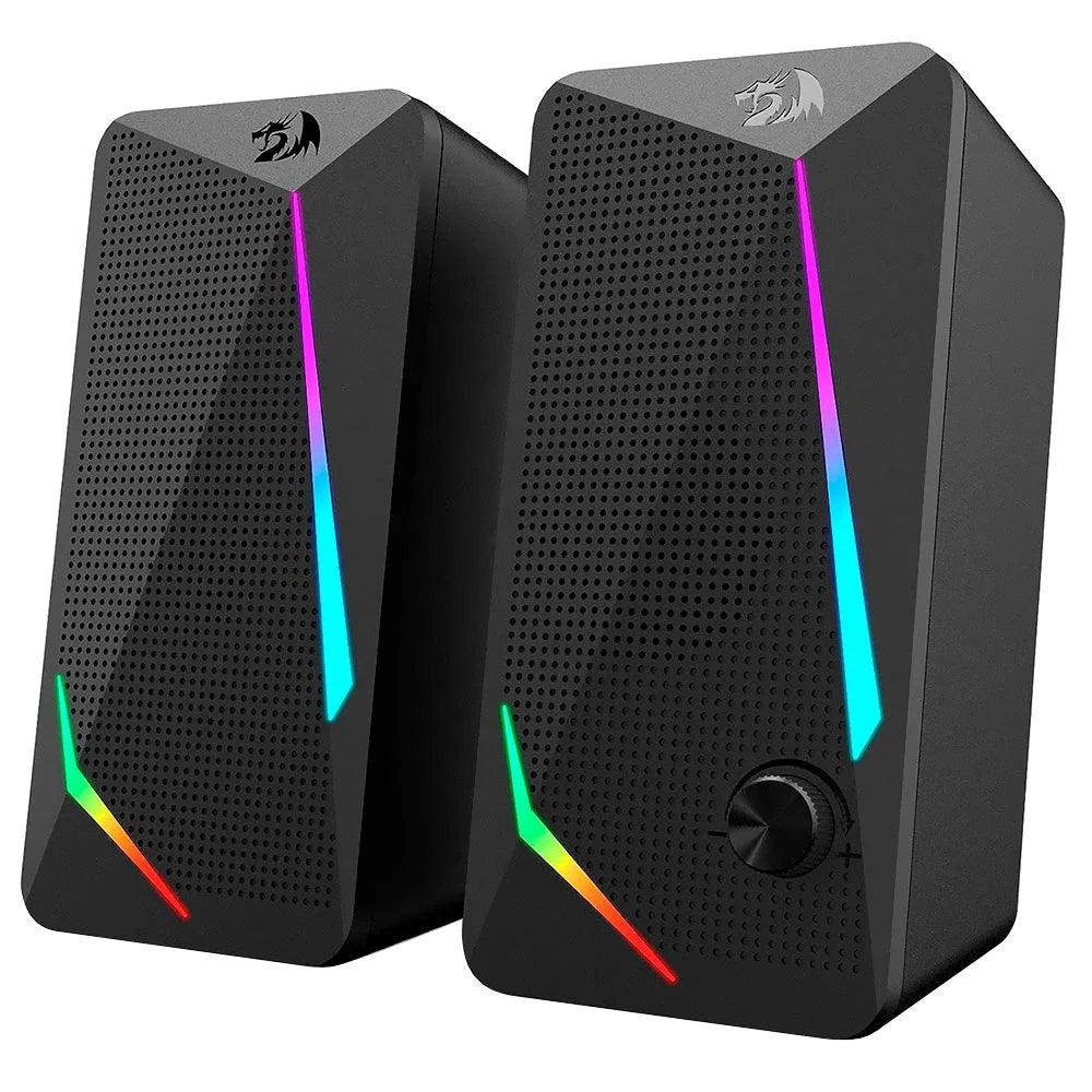 Caixa De Som Gamer  Redragon, Waltz Gs510, RGB, Preto