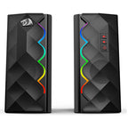 Caixa De Som Gamer Redragon Cipher 6w 2.0 LED RGB