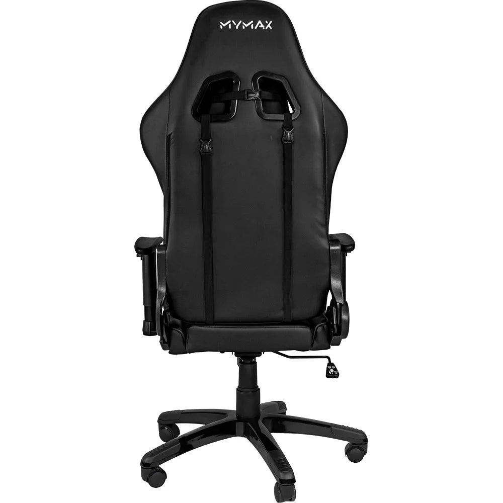 Cadeira Gamer Mymax Mx5, Até 150Kg, Giratória e Ergonômica - Preto
