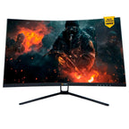 Monitor Gamer Husky Storm 27' LED, Curvo, 180Hz, Full HD, 1ms, DisplayPort e HDMI, 99% sRGB, Adaptive Sync, Ajuste de Ângulo - HGMT001