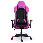 Cadeira Gamer XT Racer Defender NR17, Até 120kg, Com Almofadas, Reclinável, Descanso de Braço 3D, Preto e Rosa - XTR-033