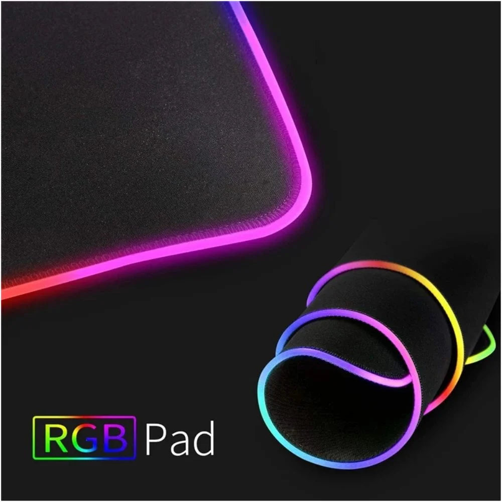 Mousepad Gamer Exbom, Speed, Extra Grande, LED RGB 7 Cores, 80x30cm - MP-LED3080