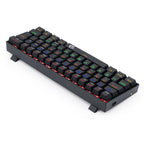 Teclado Mecânico Gamer Redragon Lakshmi, Rainbow Brown, Switch, ABNT2, Preto - K606R (PT-BROWN)
