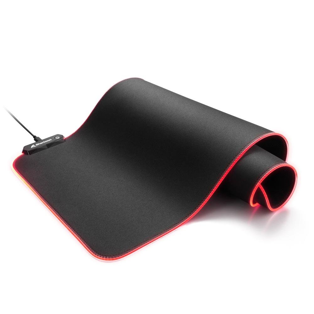 Mousepad Gamer Sharkoon 1337 Gaming Mat V2 800, RGB, Speed, Estendido (800x300mm)