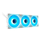 Kit Com 3 Ventoinhas Rise Mode Magneto, 120mm, ARGB, Branco - RM-MA-02-ARGB