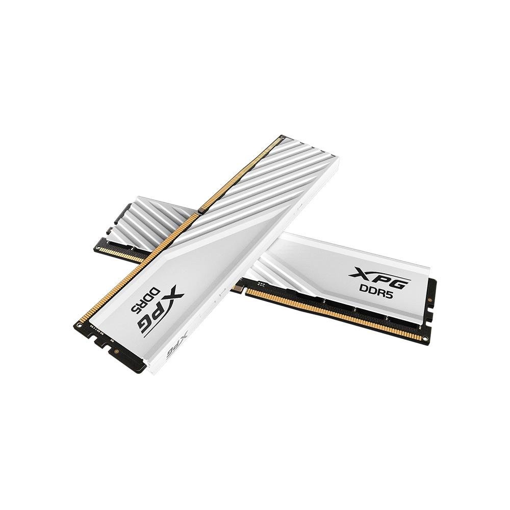 Memória RAM XPG Lancer Blade, 16GB(2x8GB), DDR5, 6000MHz, Dual Tray, CL48, Branco - AX5U6000C4816G-DTLABWH