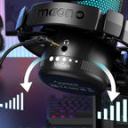 Microfone Gamer Condensador Maono Dgm20, RGB, Usb, Preto
