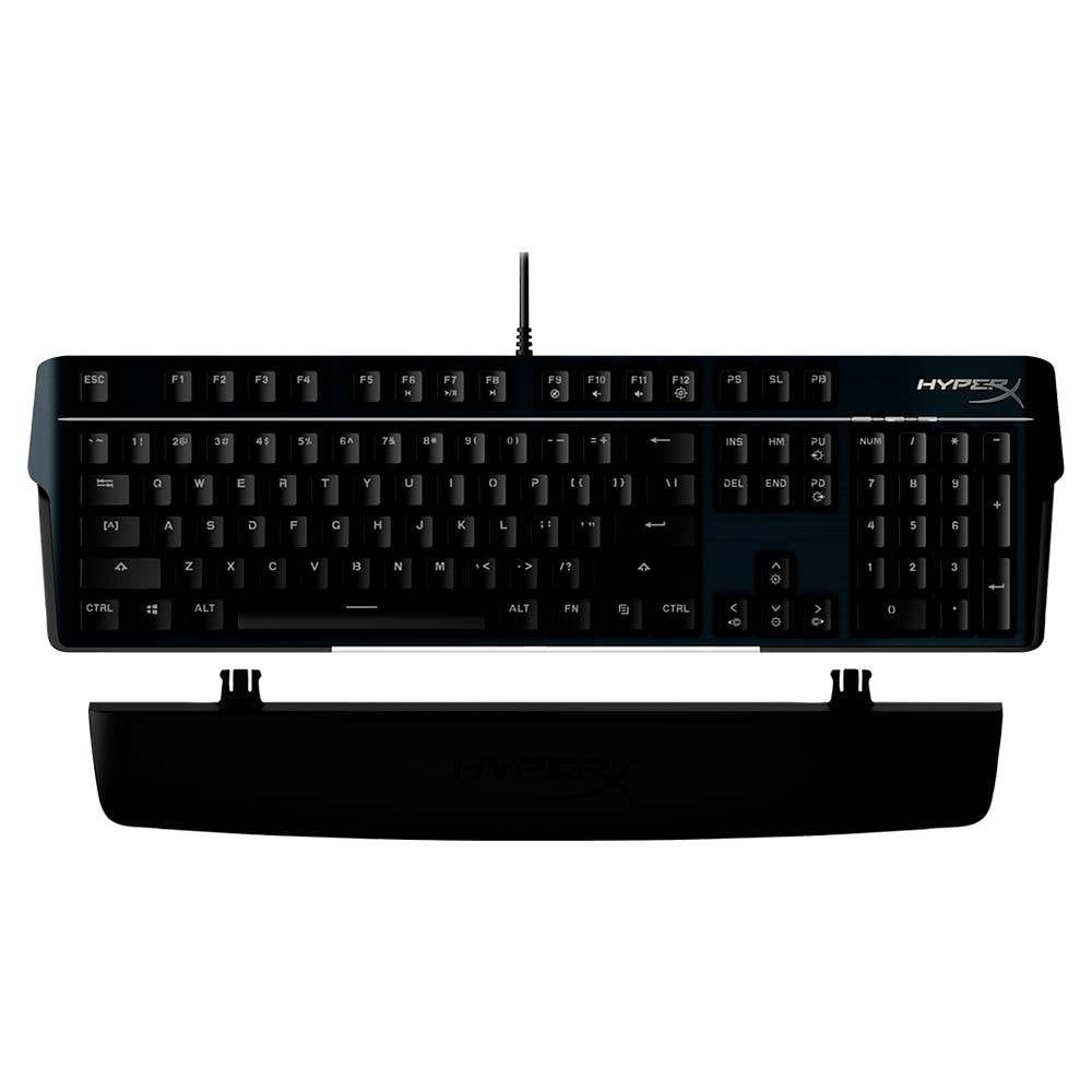 Teclado Mecânico Gamer HyperX Alloy MKW100, RGB, Switch Red, Full Size, US, Preto - 4P5E1AA#ABA