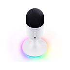 Microfone Gamer de Mesa Trust Yunix GXT 234W, RGB, Compatível com PC, USB, Branco - 25374