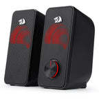 Caixa de Som Redragon Stentor GS500 2X3W 3.5MM Preto e Led Vermelho