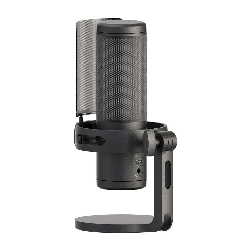 Microfone Gamer Redragon Fenris, RGB, Condensador com shock mount, Preto - GM301